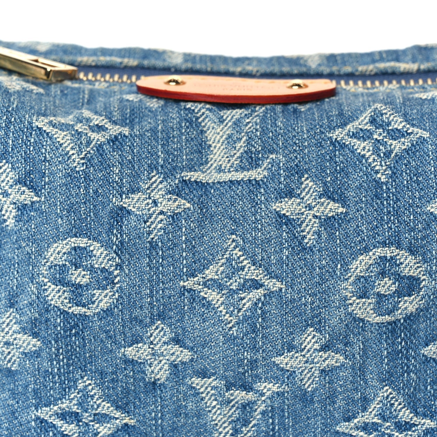 Louis Vuitton Monogram Denim Hills Pochette  Blue 6 of 9