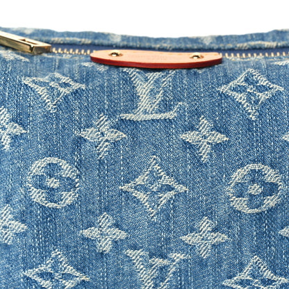 Louis Vuitton Monogram Denim Hills Pochette  Blue 6 of 9