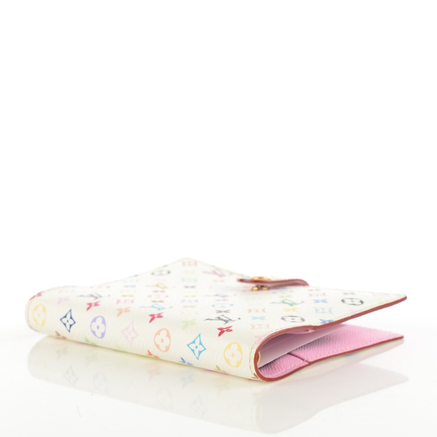 Monogram Multicolor Small Ring Agenda Cover White Litchi