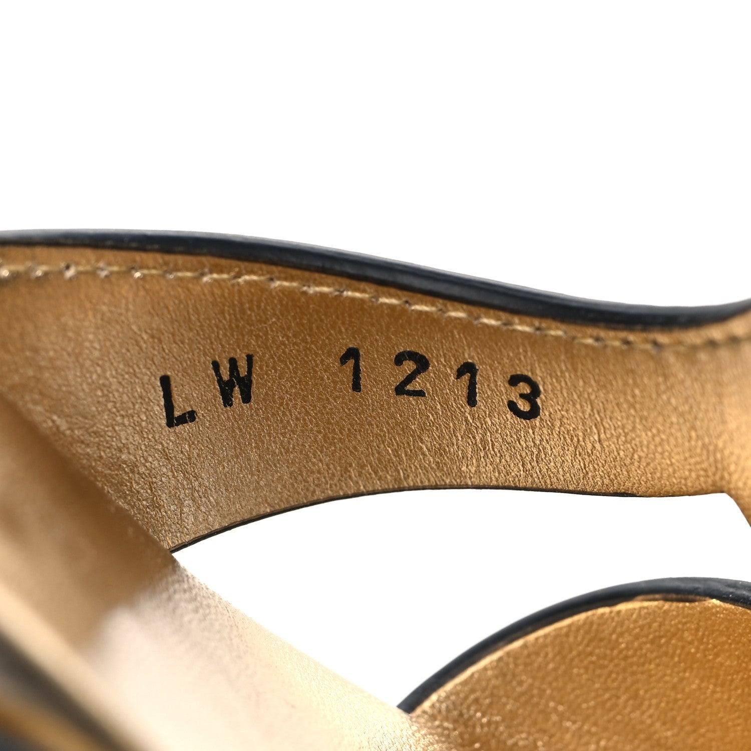 Louis Vuitton Metallic Calfskin LV Isola Flat Sandals Gold 7 of 7