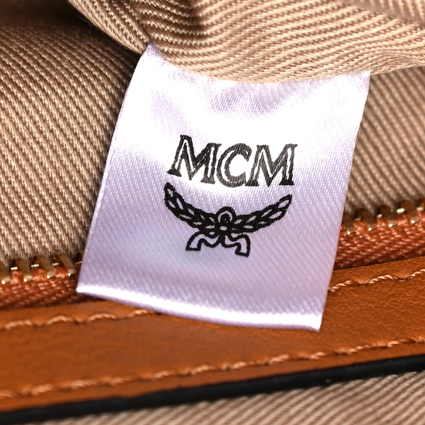 Visetos Medium Boston Bag Cognac