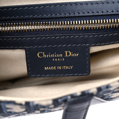Christian Dior Oblique Saddle Bag Blue 6 of 12