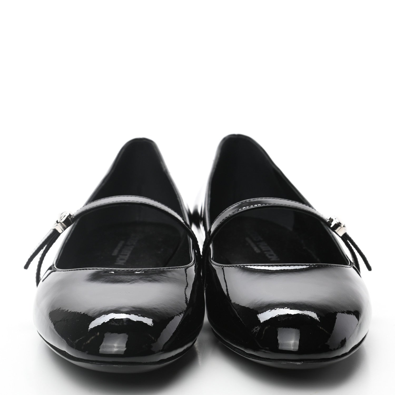 Louis Vuitton Patent Uniformes Ballet Flats 37.5 Black 2 of 8
