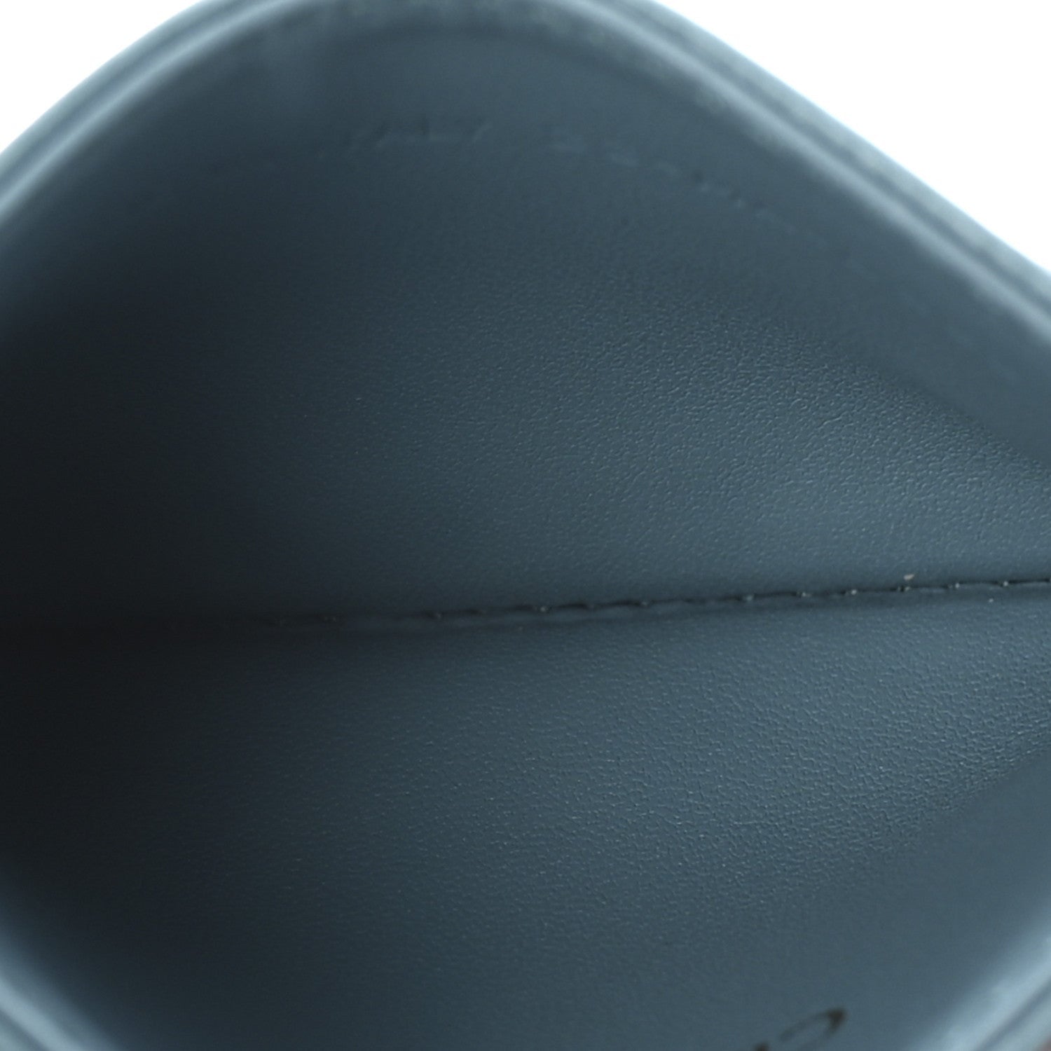 Christian Dior Supple Calfskin Cannage Caro Five-Slot Card Holder Turquoise 5 of 7