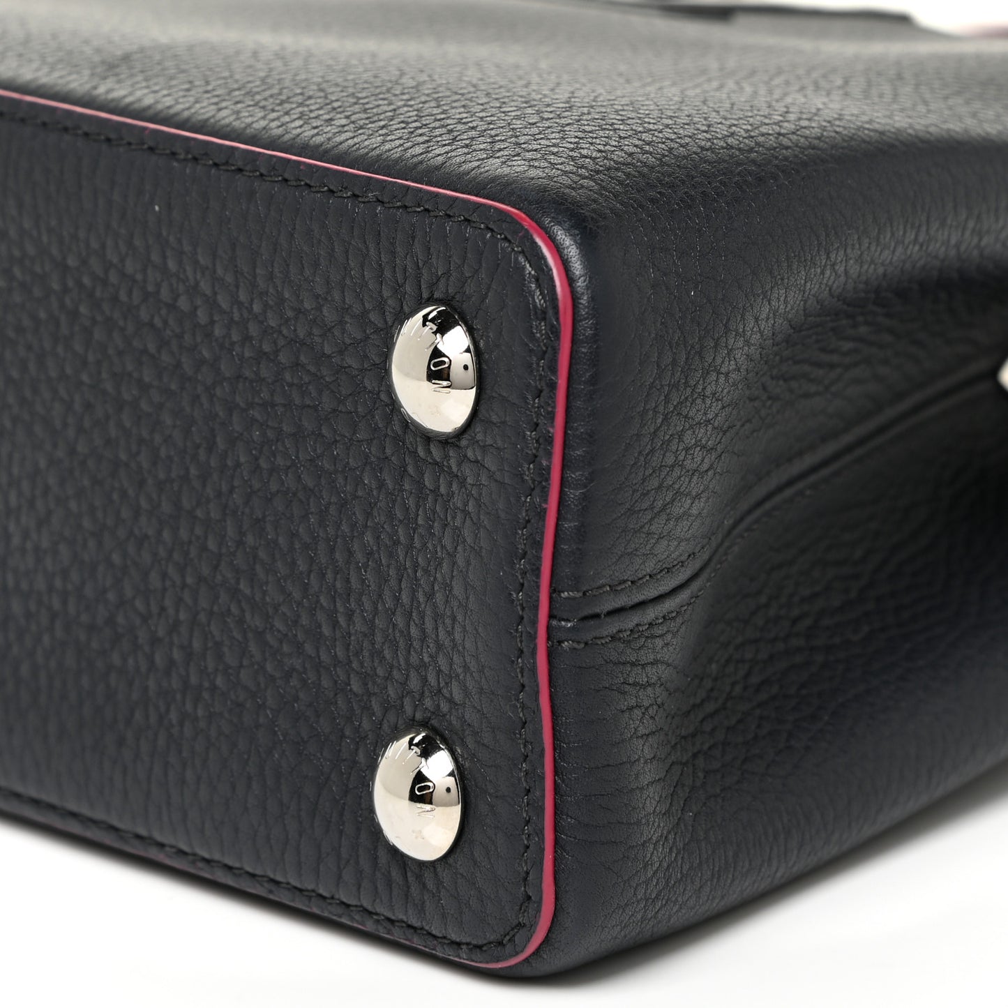 Taurillon Capucines BB Cobalt Fuchsia