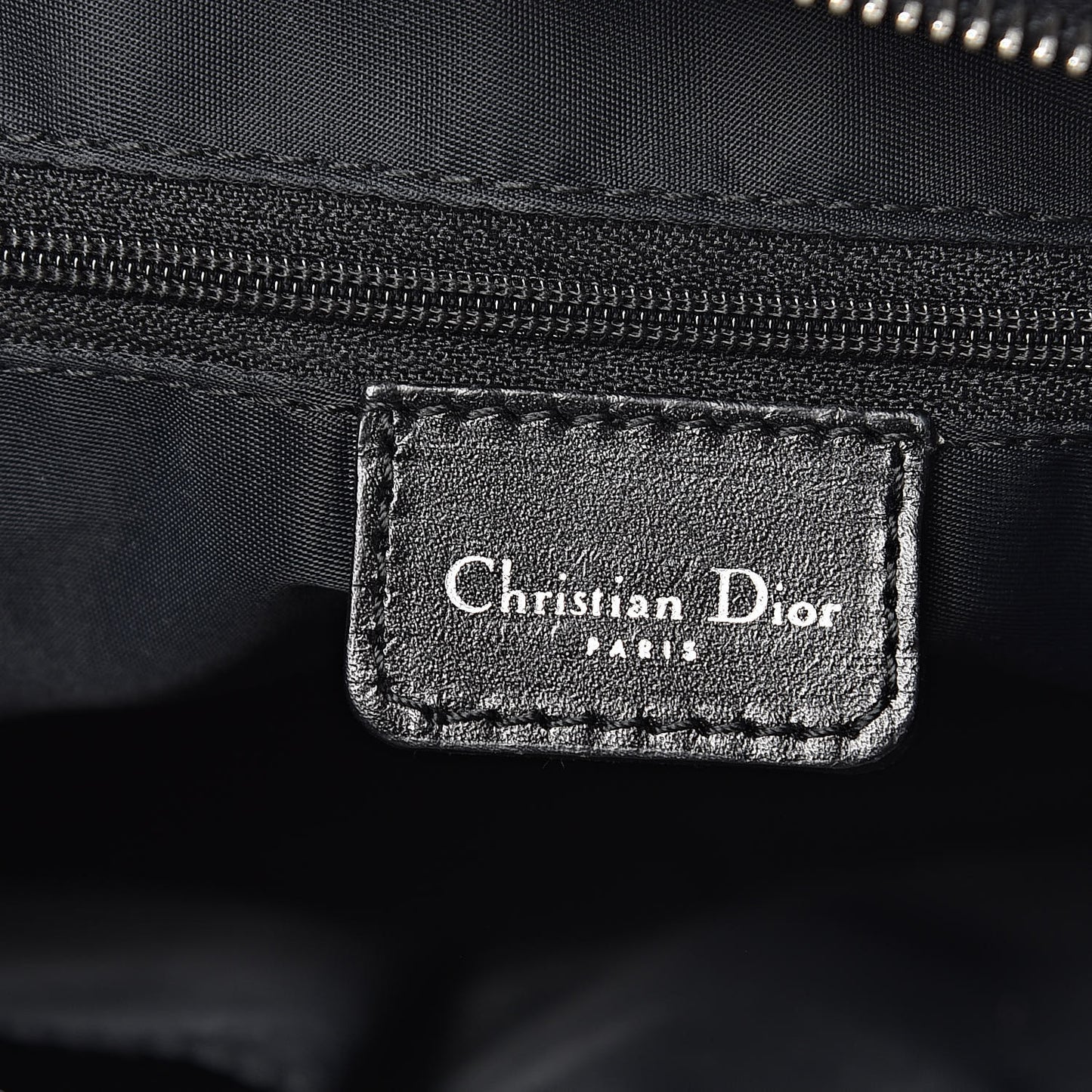 Denim Calfskin Monogram Tote Black