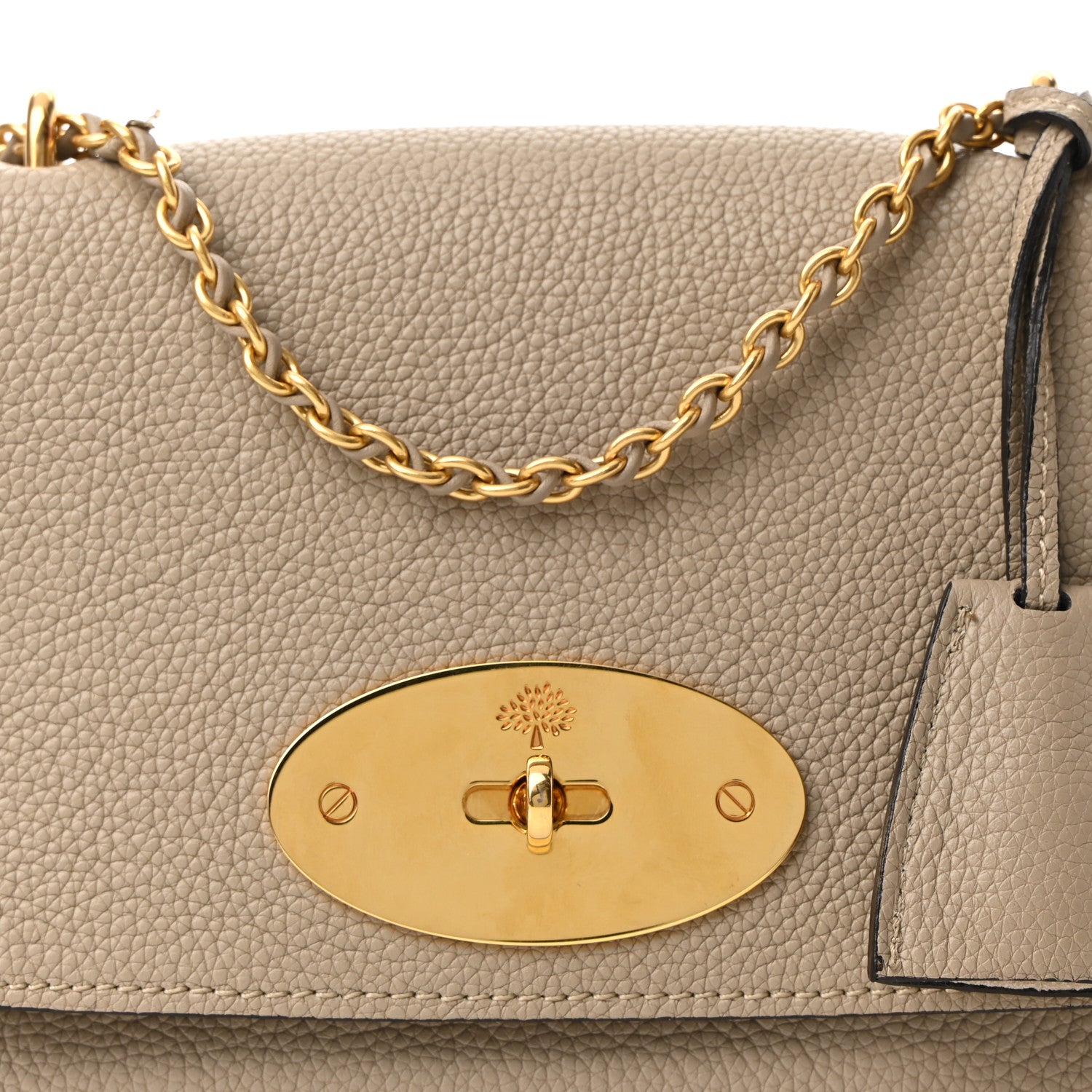 Mulberry Small Classic Grain Small Lily Solid Grey 7 of 9