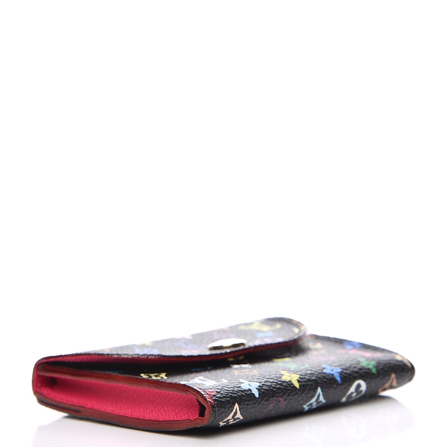 Louis Vuitton Monogram Multicolor Business Card Holder Black Grenade 4 of 8