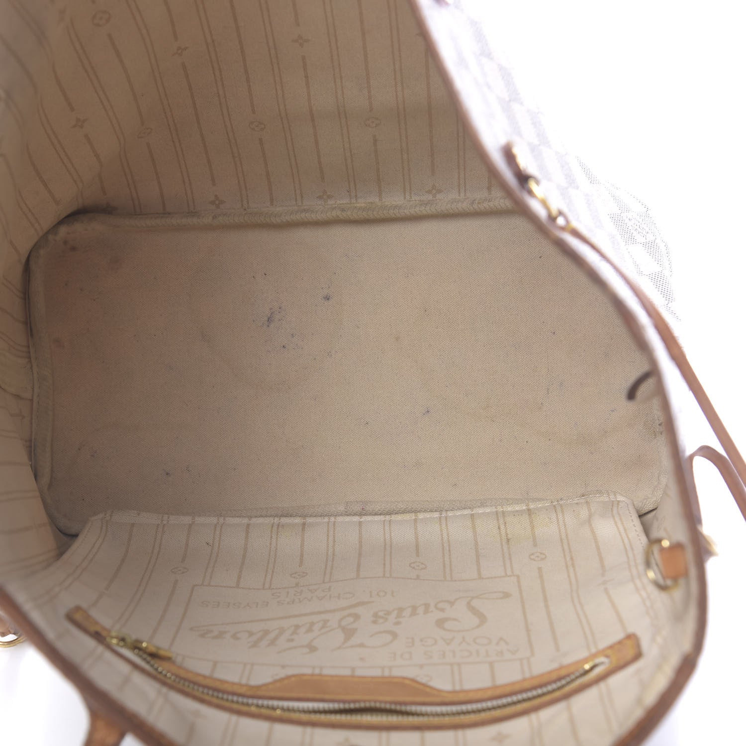 Louis Vuitton Damier Azur Neverfull MM 5 of 22