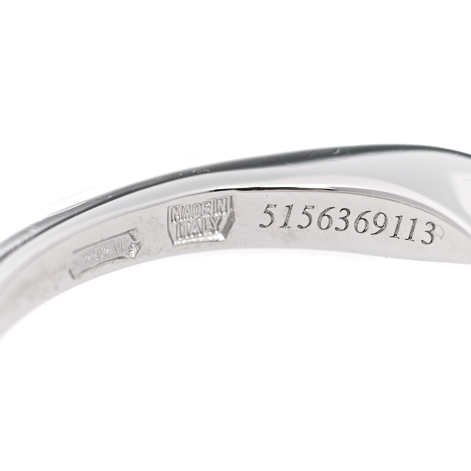 Bulgari Platinum Diamond .23ct Dedicata a Venezia Solitaire Engagement Ring 48 4.5 6 of 7