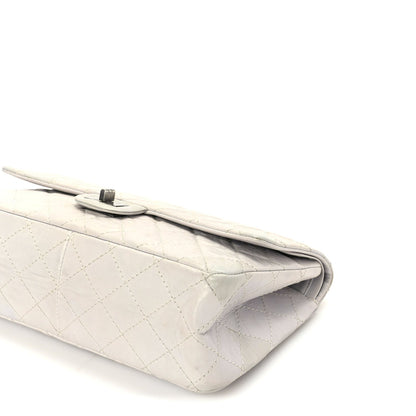 Chanel Aged Calfskin 2.55 Reissue 226 Flap  Ivory 9 of 9