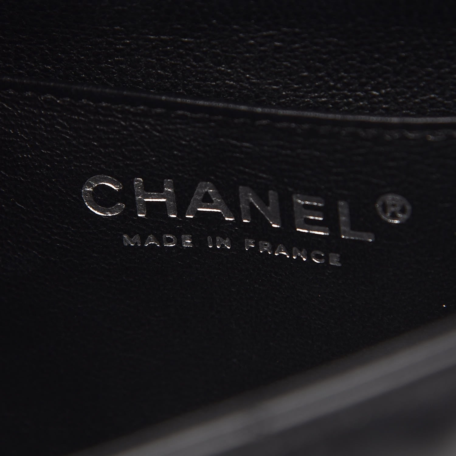 Chanel Crumpled Calfskin Quilted Mini Rectangular Flap So Black 6 of 8