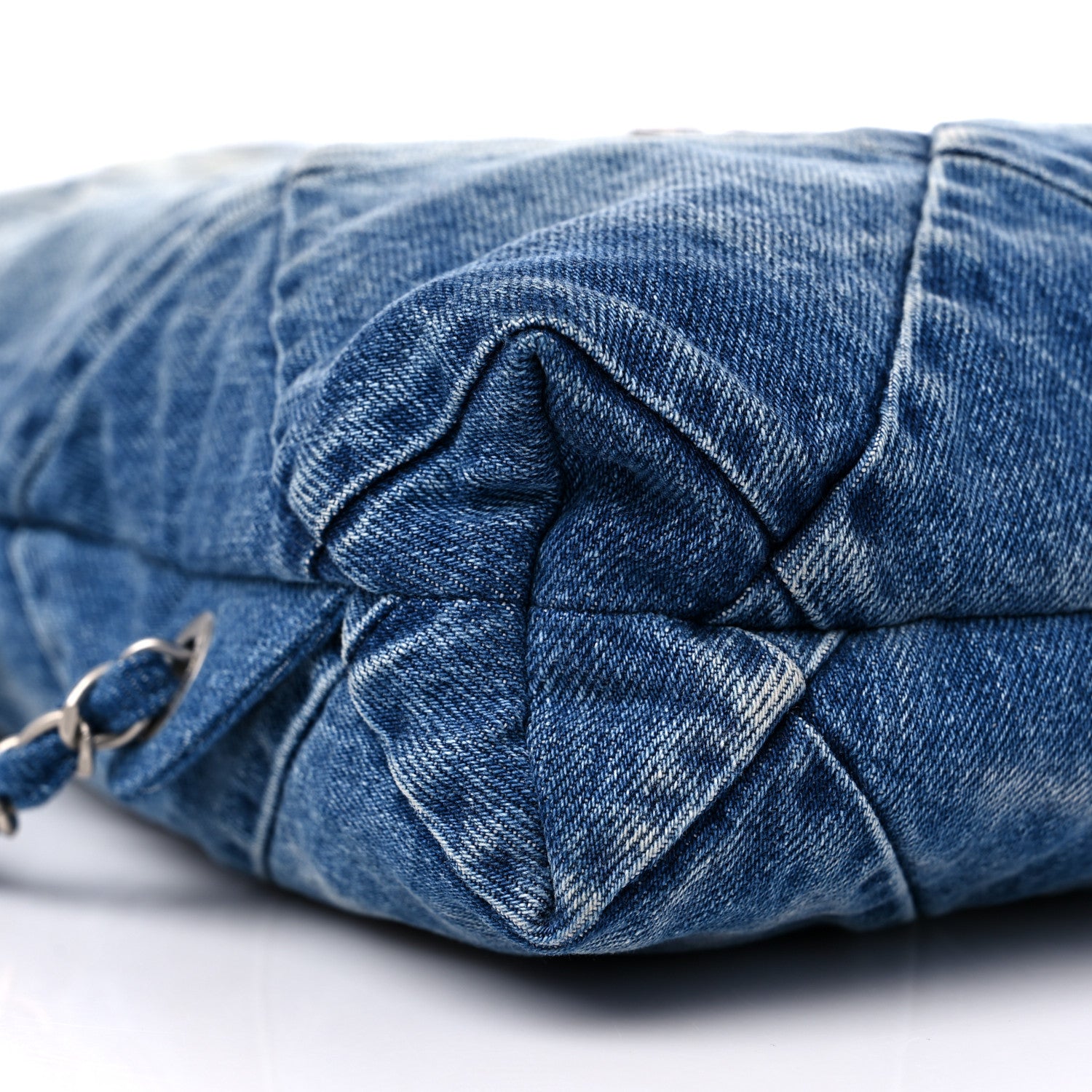 Chanel Denim Quilted Chanel 22 Backpack Blue 8 of 9