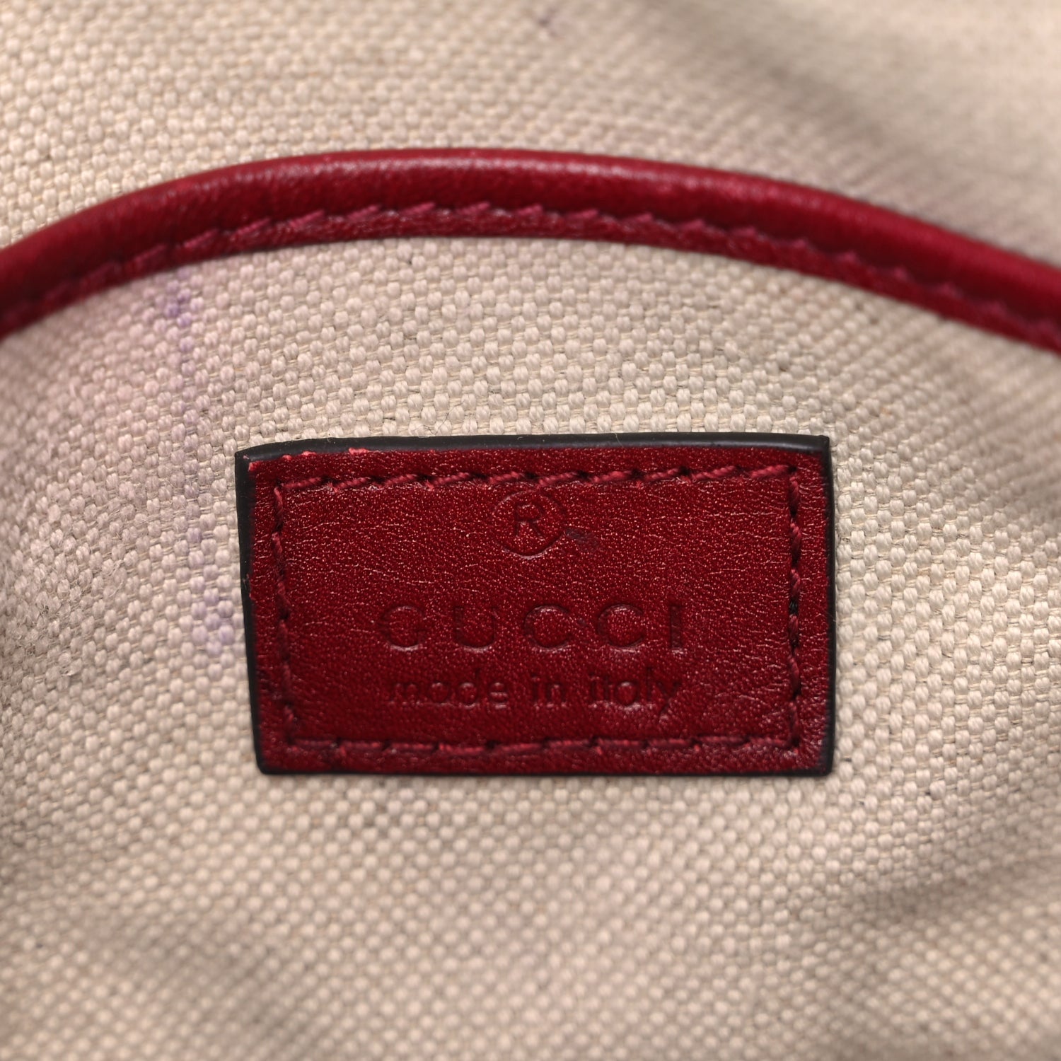 Gucci Calfskin Mini Blondie Bag  Rosso 5 of 9