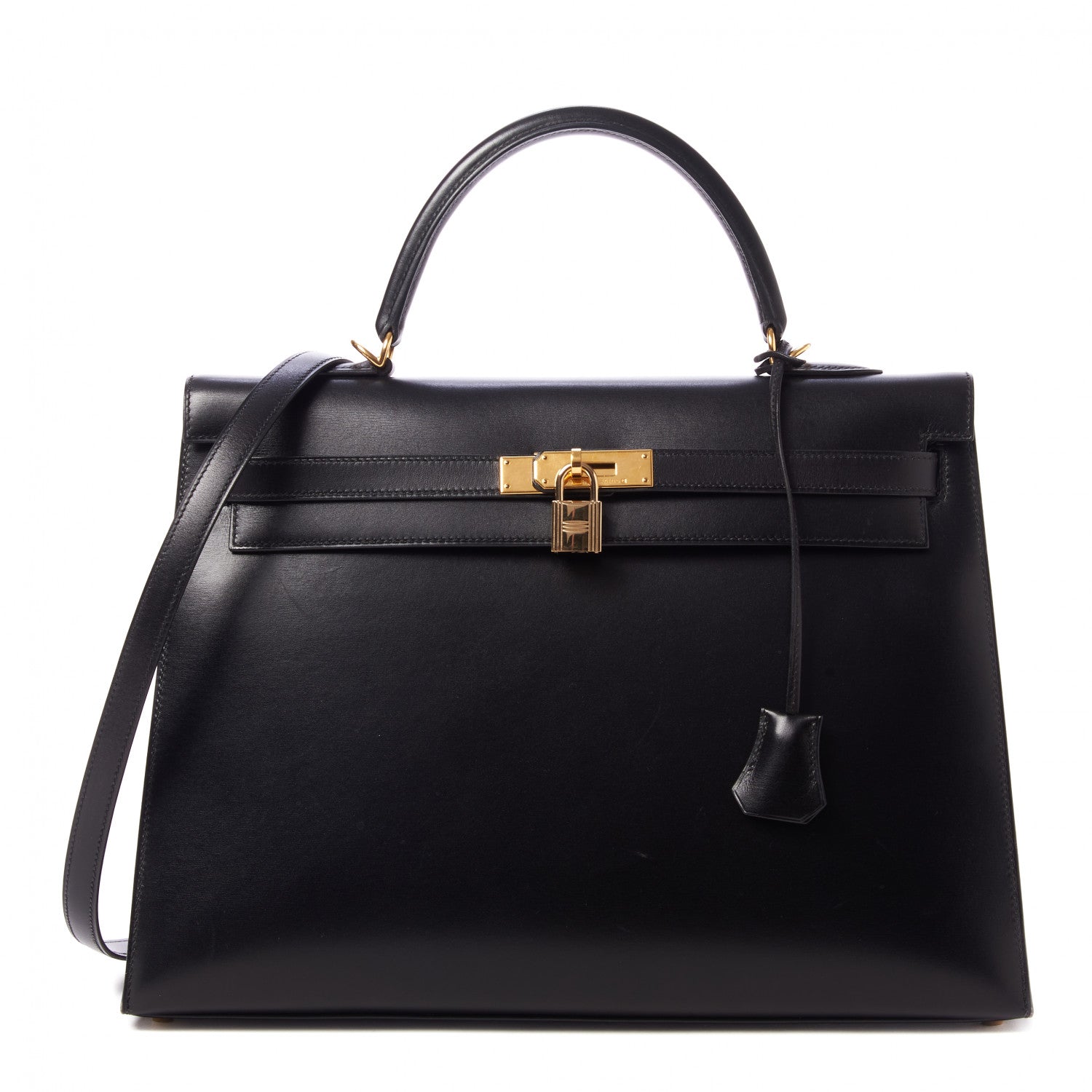 Hermes Box Kelly Sellier 35 Black 1 of 32