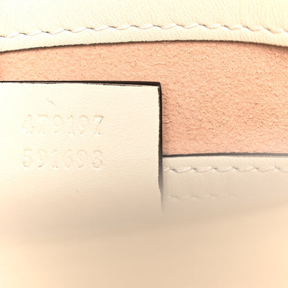 Gucci GG Supreme Monogram Medium Padlock Tote White 7 of 10