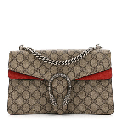Gucci GG Supreme Monogram Small Dionysus Shoulder Bag Red 2 of 2