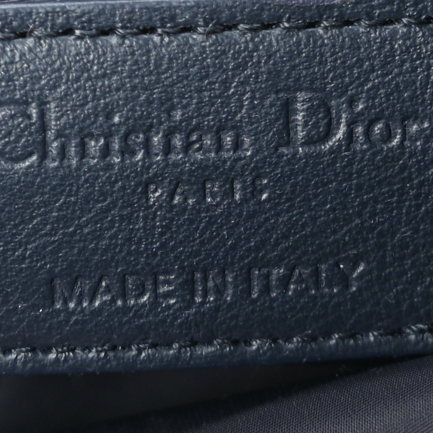 Christian Dior Technical Fabric Macrocannage DiorTravel Nomad Pouch  Beige Blue 5 of 8