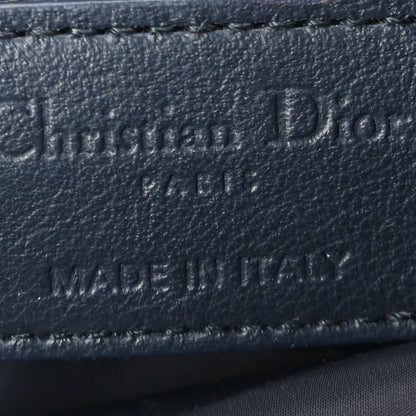Christian Dior Technical Fabric Macrocannage DiorTravel Nomad Pouch  Beige Blue 5 of 8