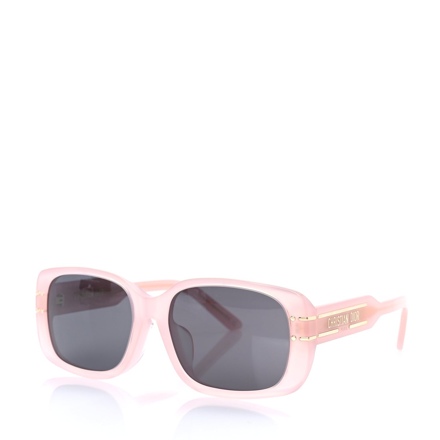 Christian Dior Acetate DiorSignature S12F Rectangle Sunglasses  Pink 1 of 6