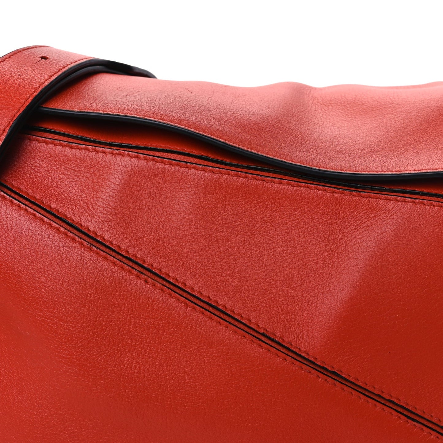 Calfskin Medium Puzzle Bag  Orange