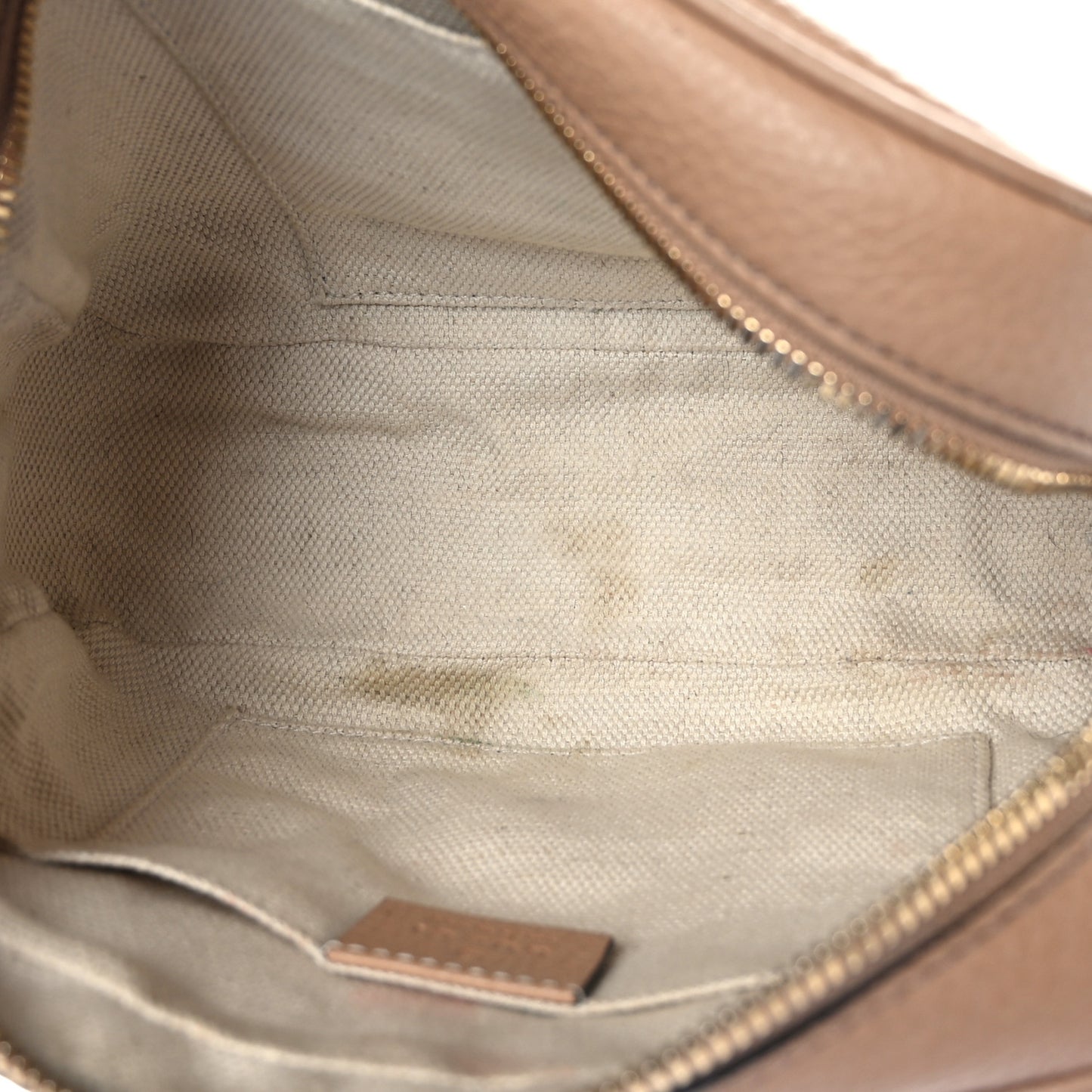 Pebbled Calfskin Small Soho Disco Bag Camelia