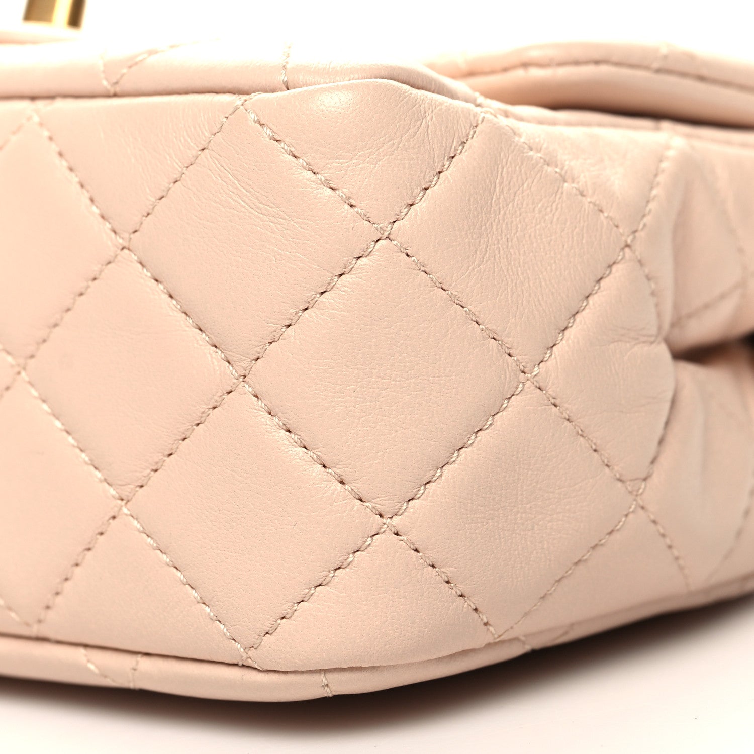 Chanel Lambskin Quilted Mini Pearl Crush Flap Light Beige 10 of 10