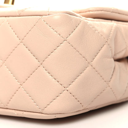 Chanel Lambskin Quilted Mini Pearl Crush Flap Light Beige 10 of 10