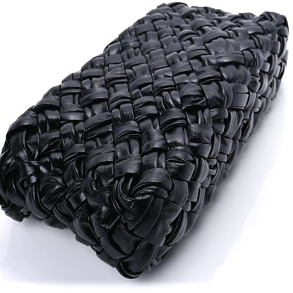Bottega Veneta Calfskin Intrecciato Kalimero Cha-Cha Clutch  Black 7 of 8