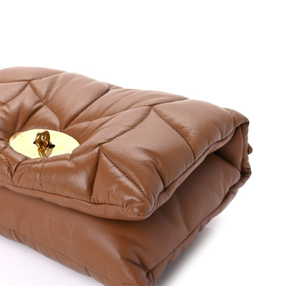 Mulberry Nappa Pillow Quilted Little Softie Bag Tobacco Brown 8 of 8