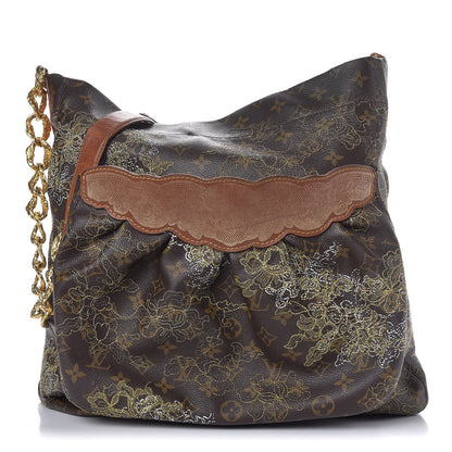 Louis Vuitton Monogram Dentelle Fersen Gold 1 of 18