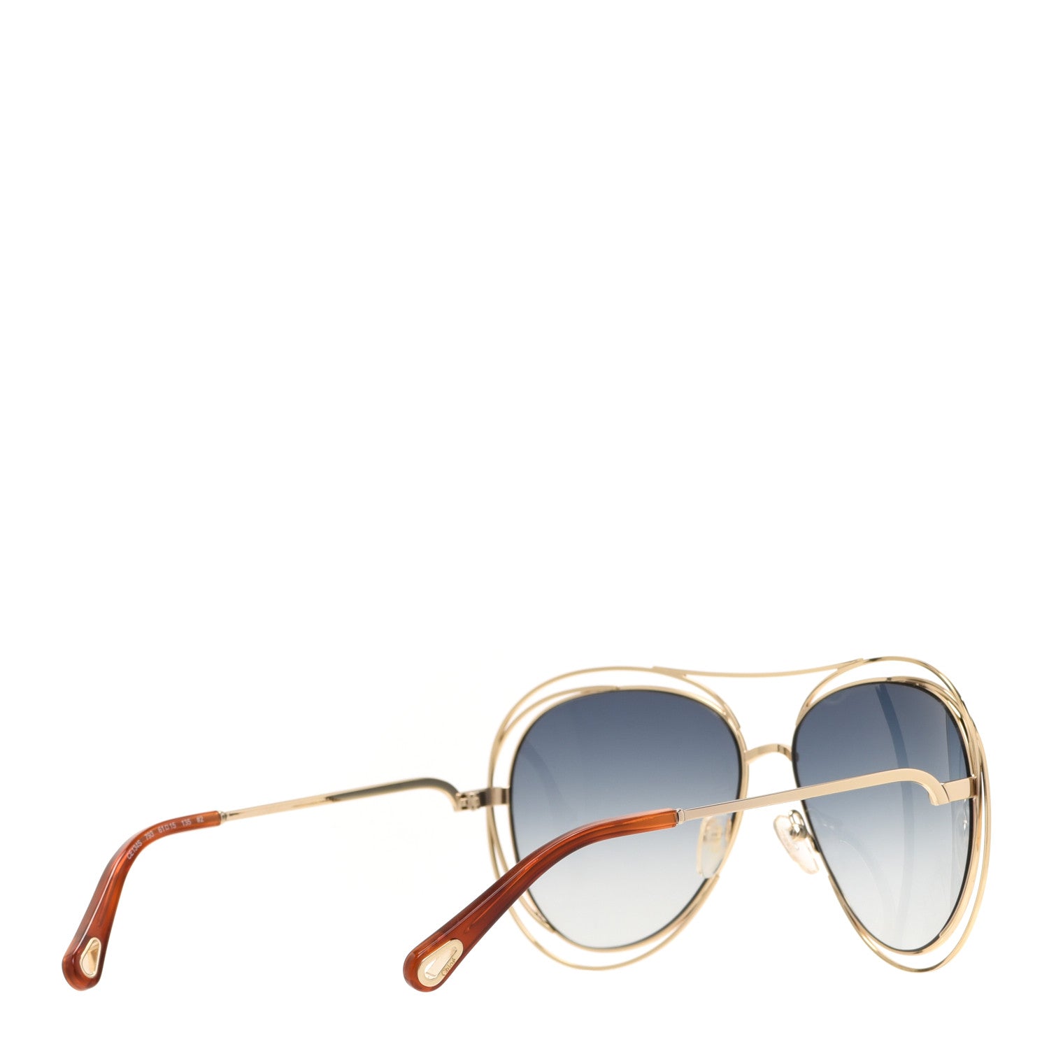 Chloe Carlina Round Sunglasses CE134S Gold 4 of 8