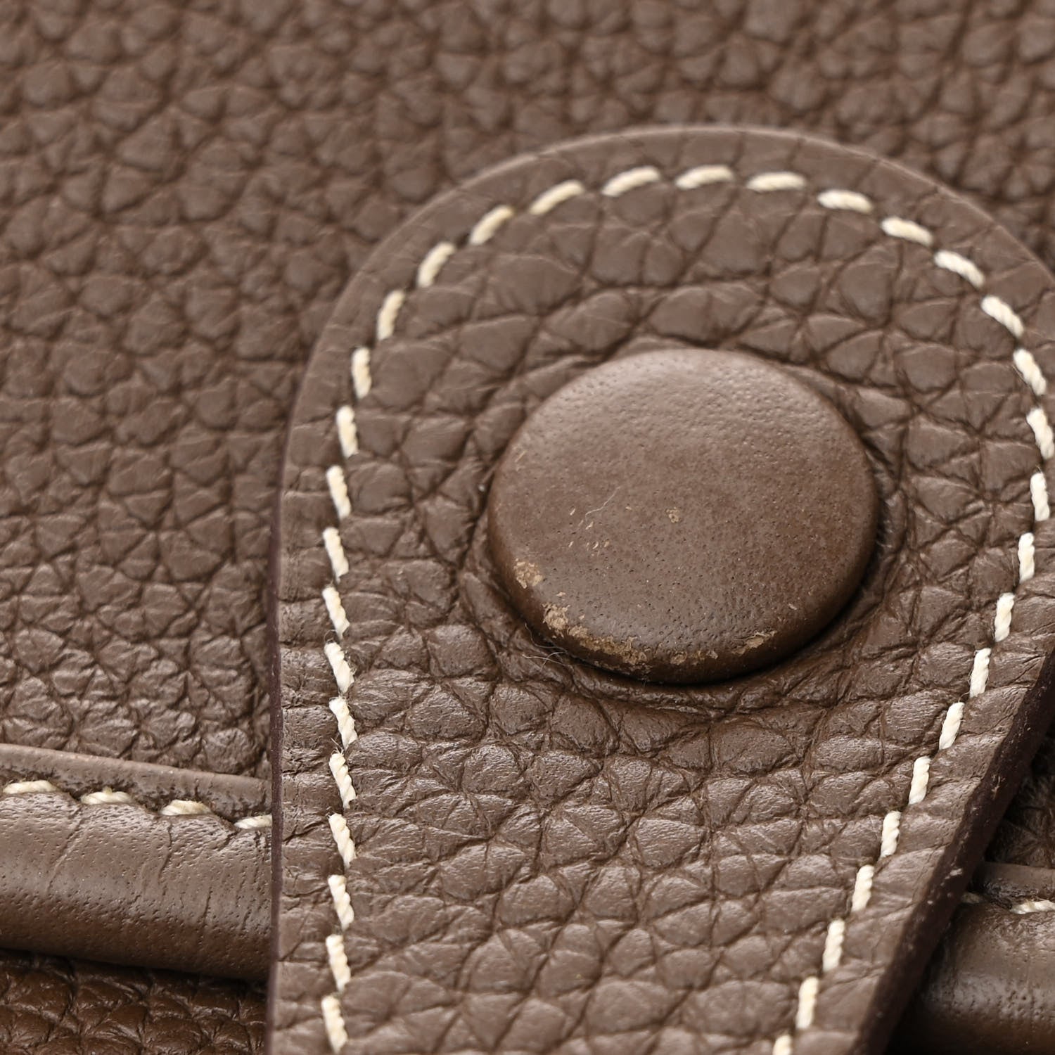 Hermes Taurillon Clemence Evelyne III PM Etoupe 13 of 15