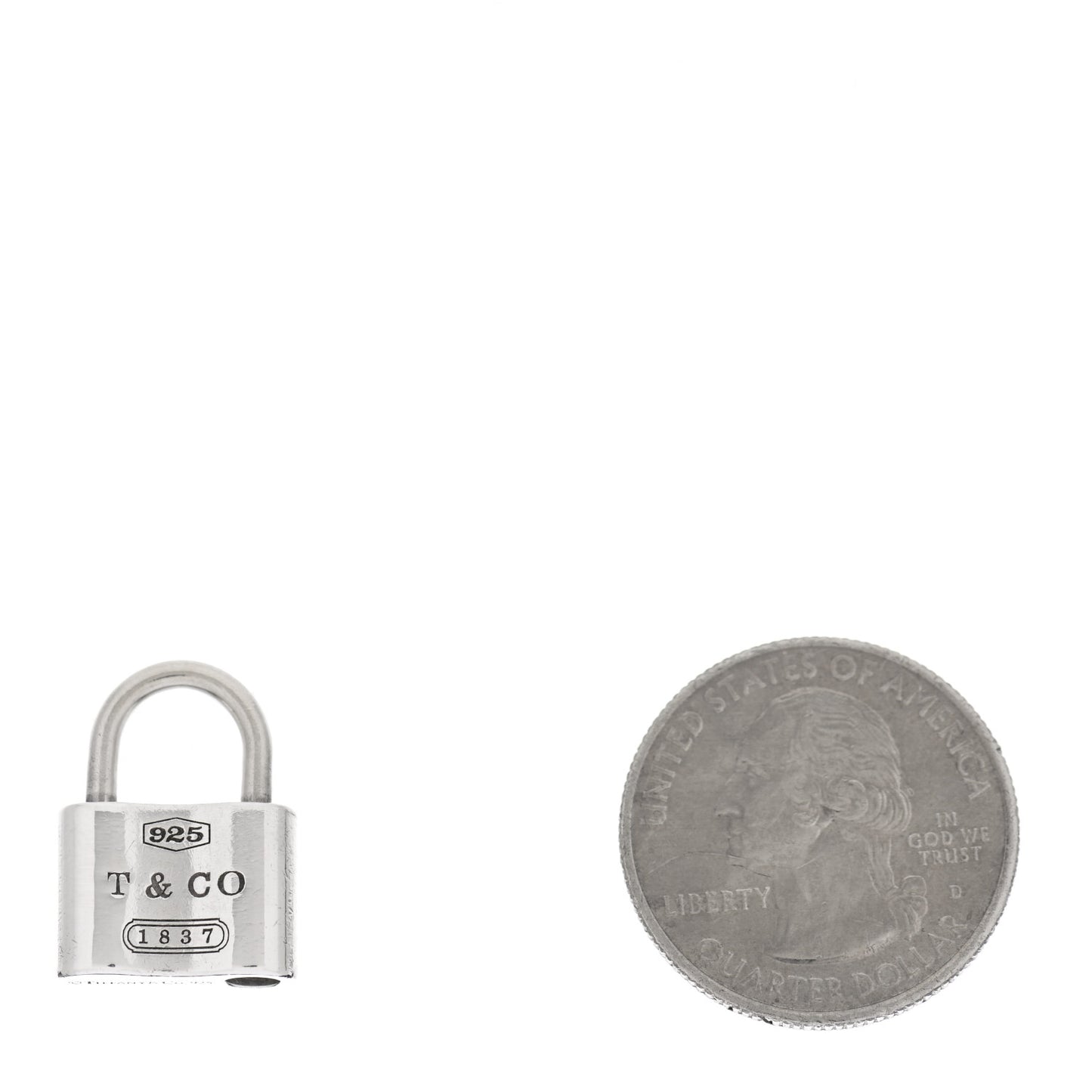 Sterling Silver 1837 Lock Charm