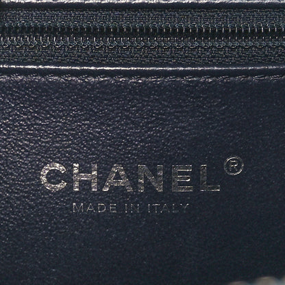 Chanel Iridescent Caviar Quilted Medium CC Filigree Vanity Case Dark Turquoise 7 of 11