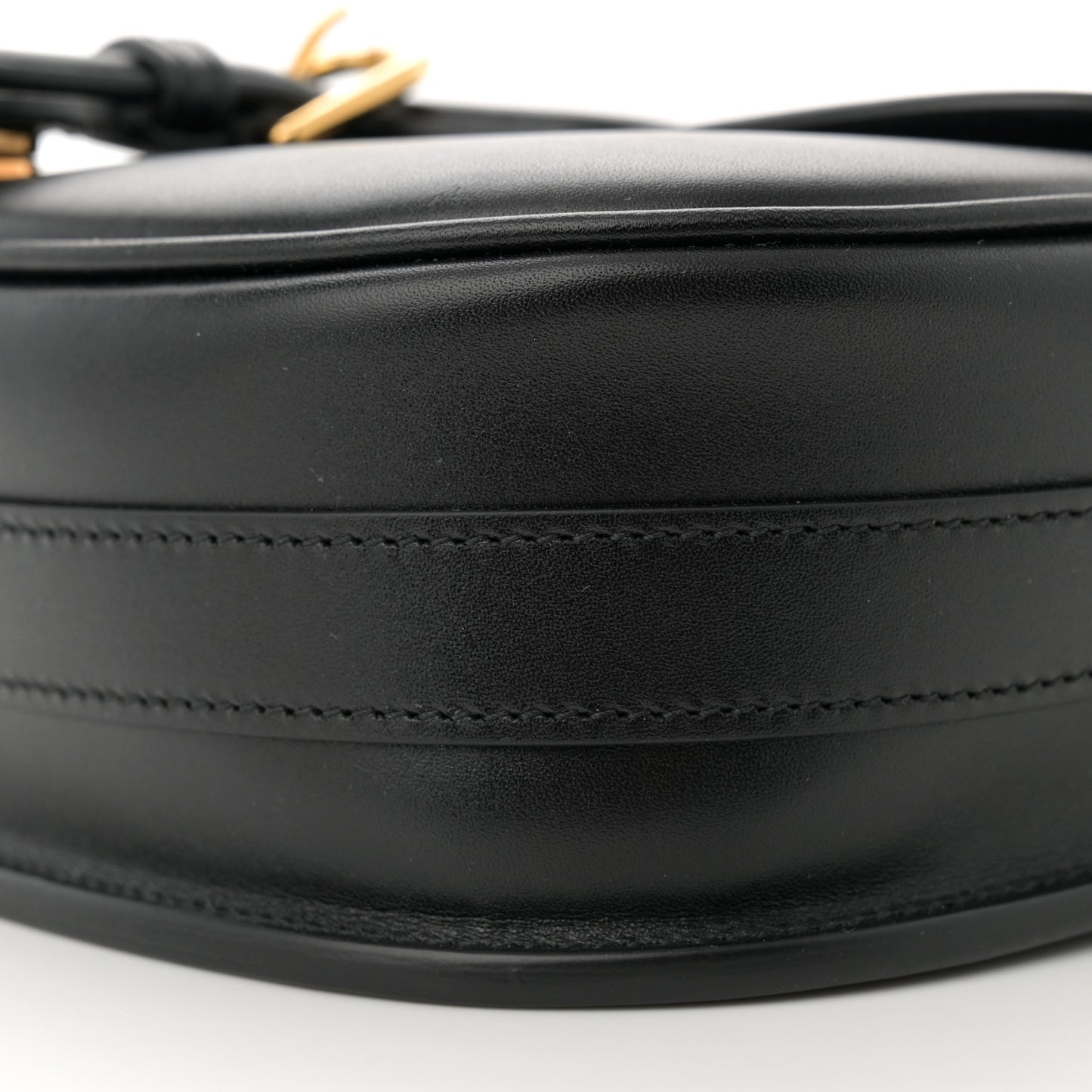 Box Calfskin Medium Bobby Flap Black