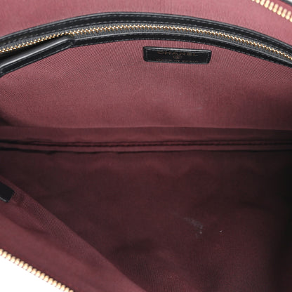 Chanel Lambskin Quilted Large Cosmetic Case Black 5 of 9