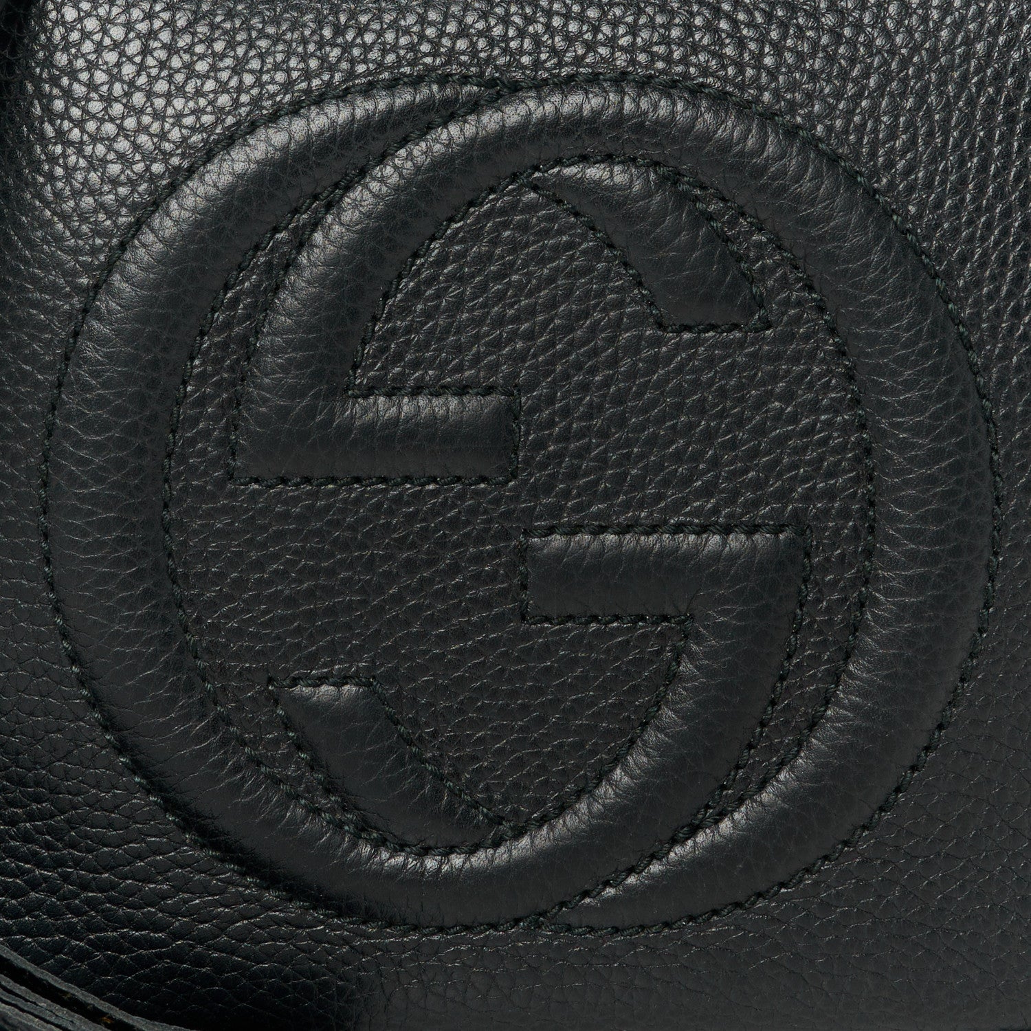 Gucci Pebbled Calfskin Small Soho Disco Bag Black 9 of 11