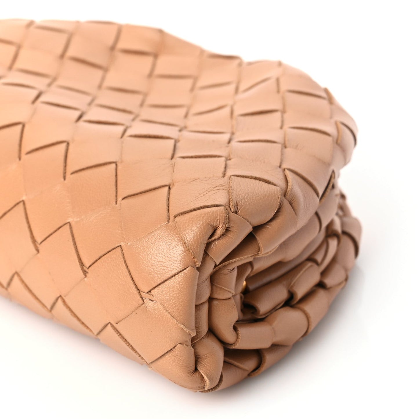 Nappa Intrecciato The Mini Pouch Almond
