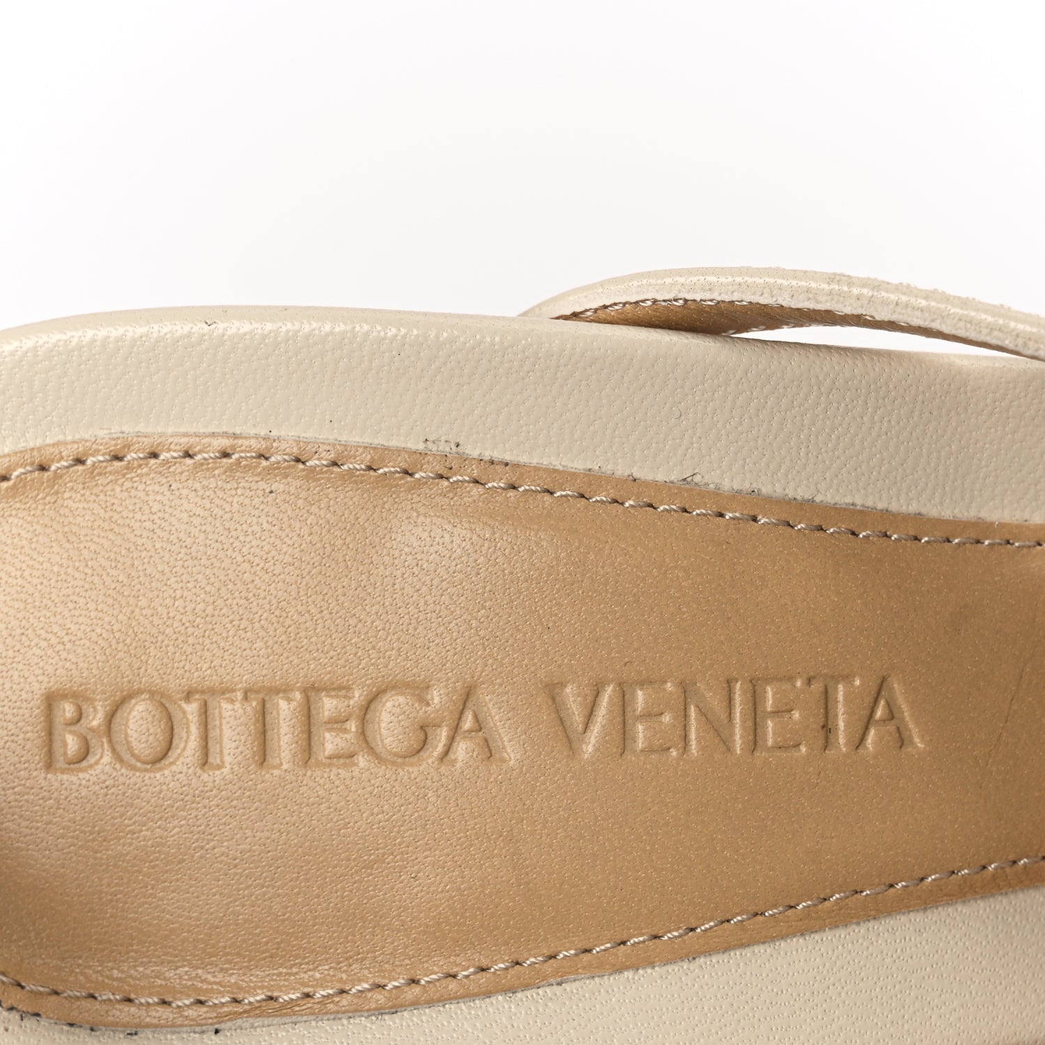 Bottega Veneta Lambskin Stretch Chain Strap 90mm Sandals 39 Sea Salt 9 of 9