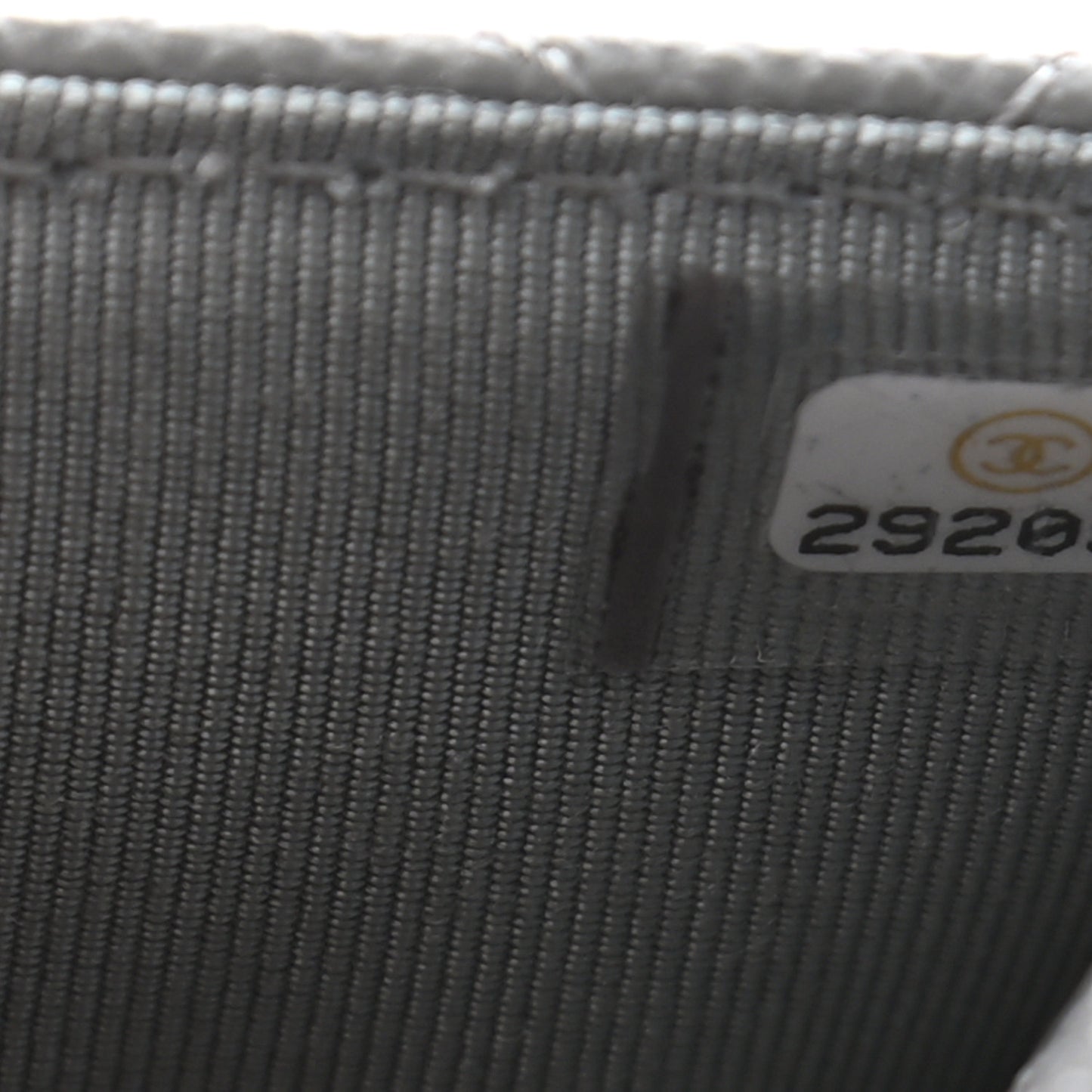 Caviar Quilted Medium Flap Wallet Grey