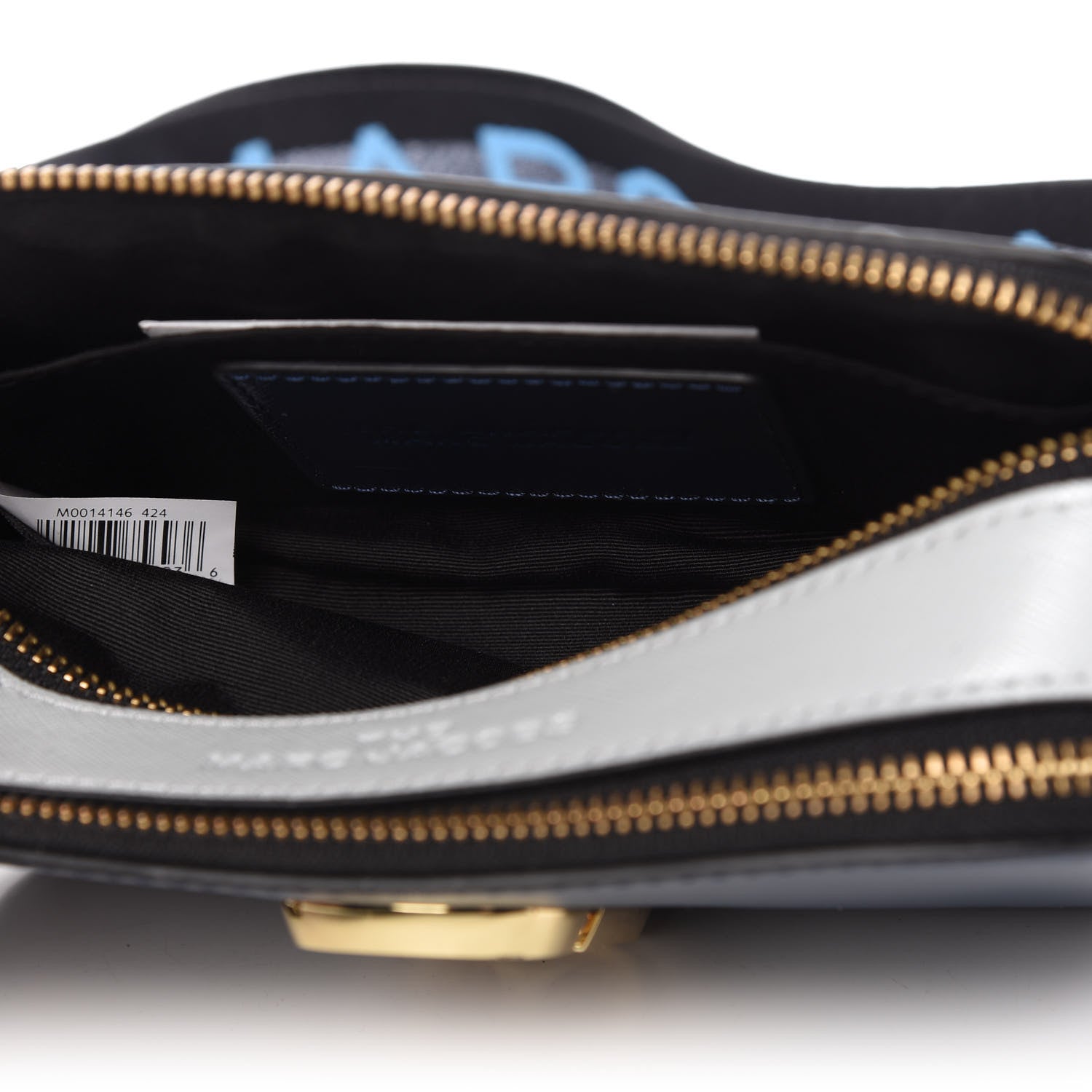 Marc Jacobs Saffiano Small Snapshot Camera Bag Blue Sea 5 of 10