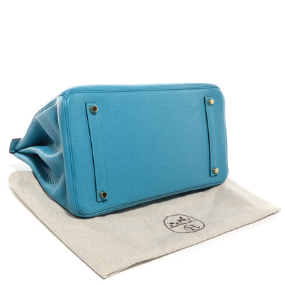 Hermes Togo Birkin 35 Turquoise 21 of 26