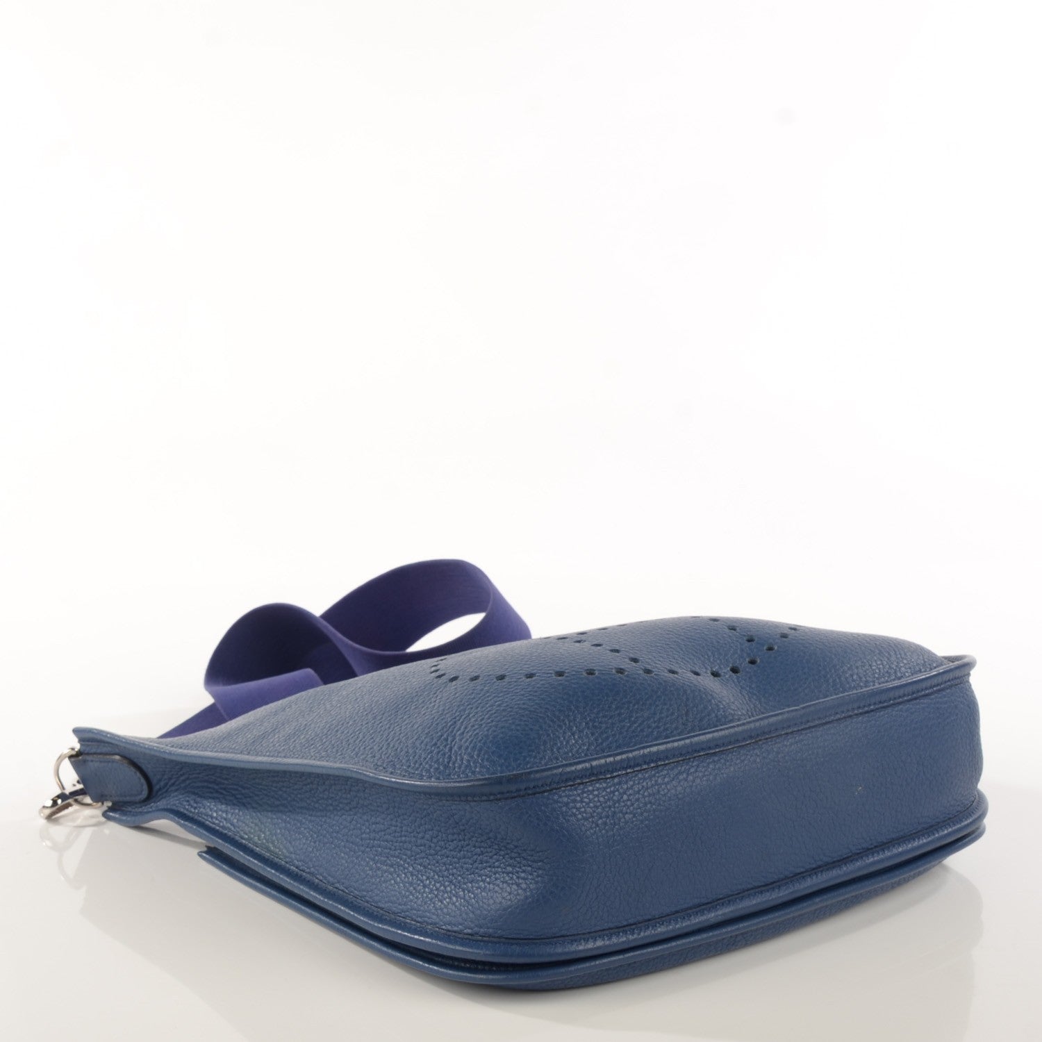 Hermes Taurillon Clemence Evelyne II PM Brighton Bleu 4 of 11