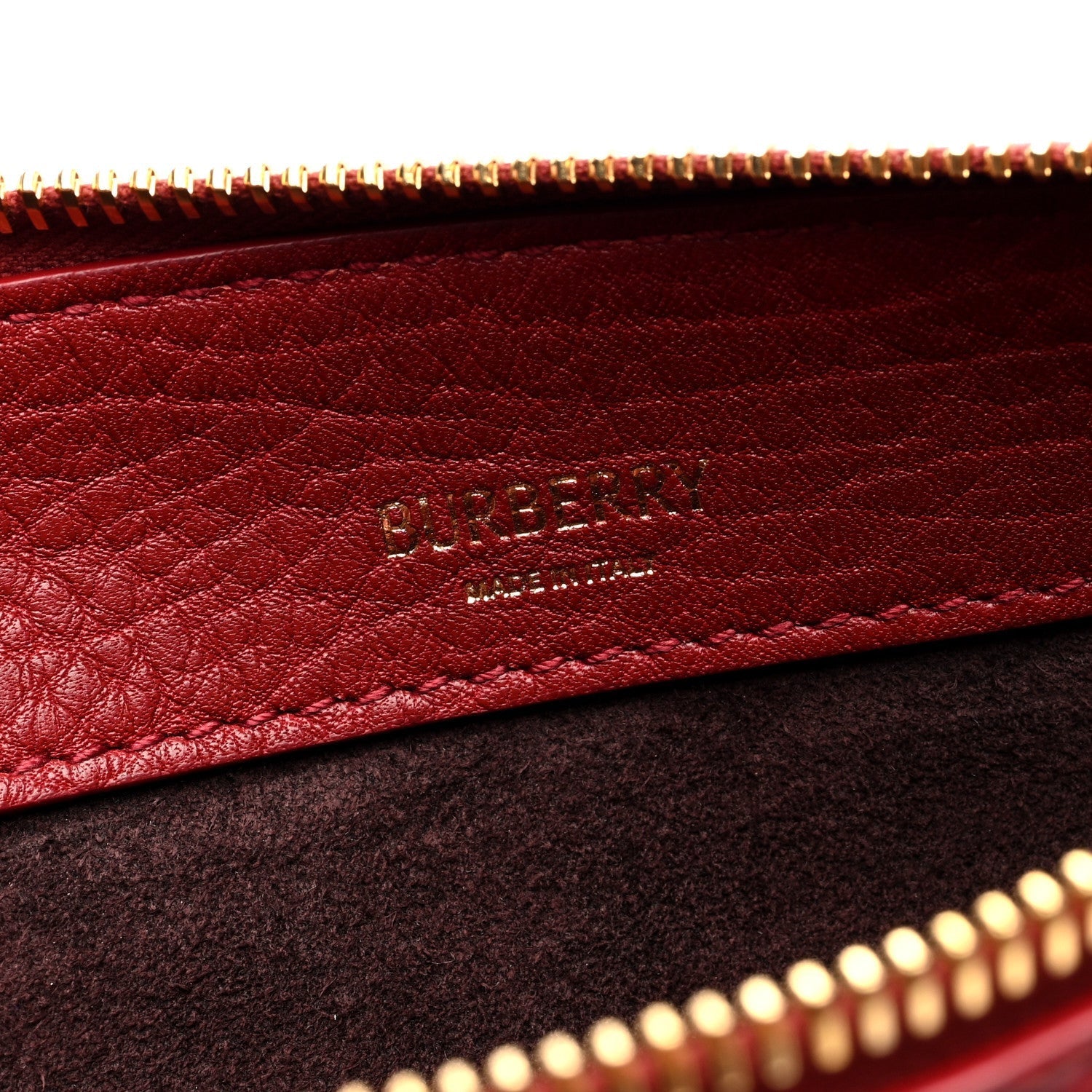 Burberry Grainy Calfskin Small Knight Bag Ruby 6 of 7