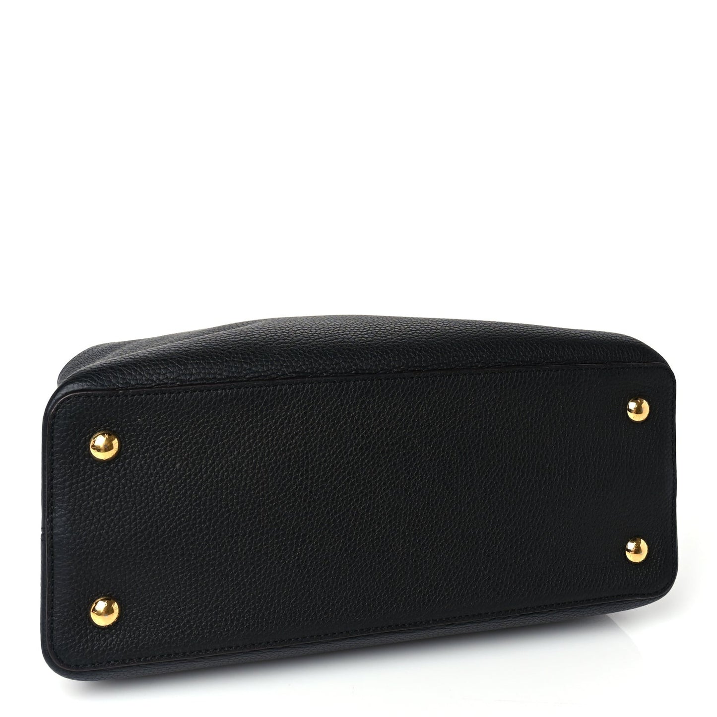 Taurillon Capucines MM  Black Fuchsia