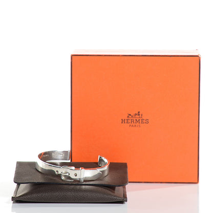 Hermes Sterling Silver Debridee Cuff LG 5 of 5