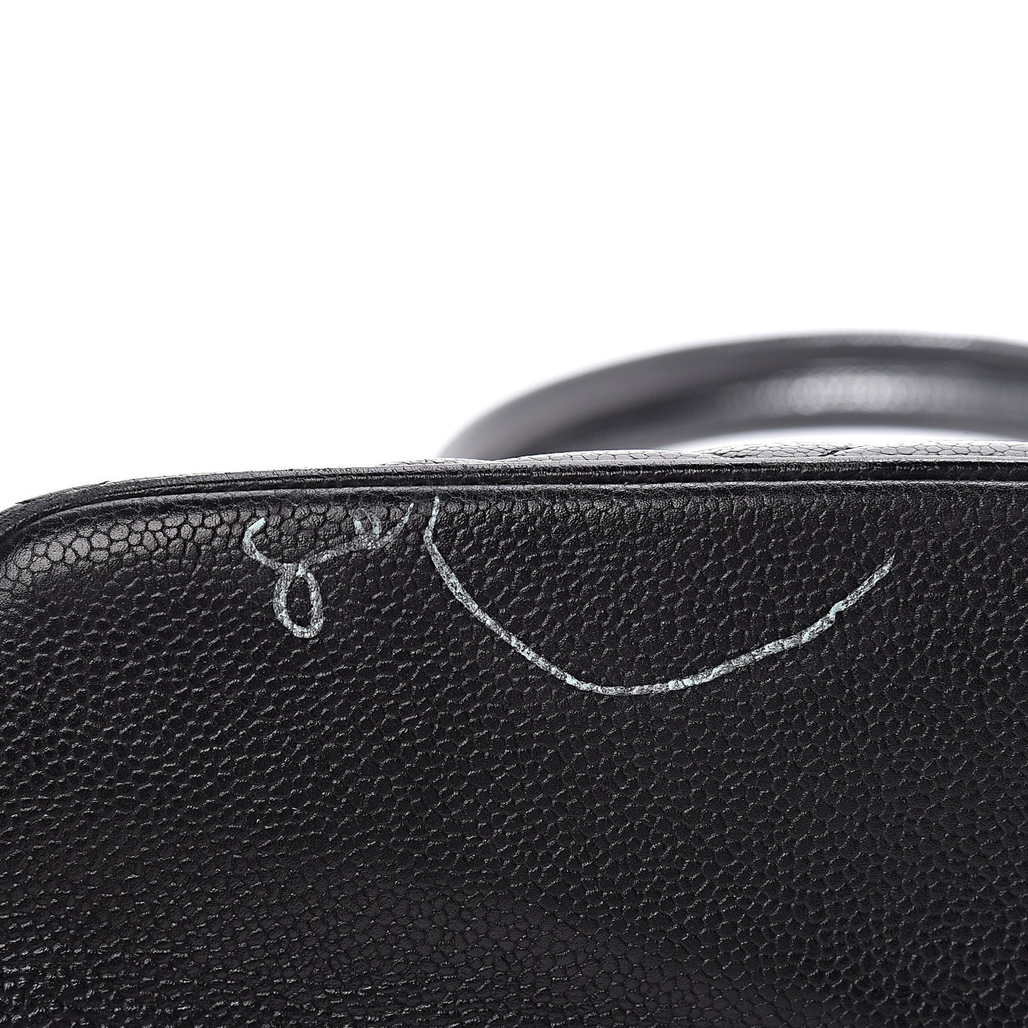 Caviar Quilted Medallion Tote Black