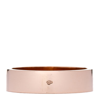 Hermes 18K Rose Gold Diamond PM Kelly Ring 54 7 3 of 5