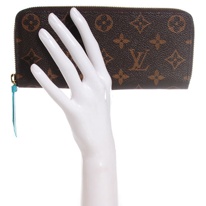 Louis Vuitton Monogram Clemence Wallet Turquoise 2 of 8